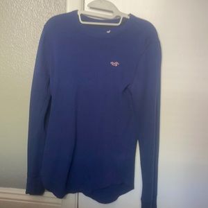 Hollister Dark Blue Long Sleeve Tee